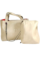 TOTE CON BOLSO EXTRAÍBLE  BEIGE