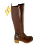 BOTAS ALTAS CON TACON MARRON