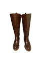 BOTAS ALTAS CON TACON MARRON