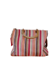 BOLSO RAFIA SINTÉTICA ASAS MADERA MULTICOLOR